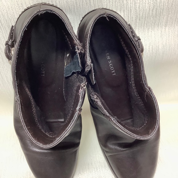 KAREN SCOTT “Rodeo” Brown Leather Booties SZ-7W - Picture 9 of 12